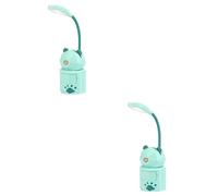 GWJKG Multi-Purpose USB Charging Eye Care Table Lamp for Home & Dorm - Green