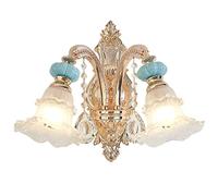 GWJKG Murale en Cristal la Chambre à Coucher, Applique de Fond Salon, Lampe d'escalier Dans le Couloir Appliques murales