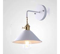 GWJKG Nordic Metal Wall Light for Bedroom, White, 4W - Minimalist and Versatile Lighting Solution