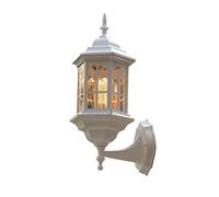 GWJKG Outdoor Wall Waterproof Pendant Lamp Style Corridor Chandelier Metal Craft Hanging High Light Transmission Glass Lampshade Suitable for Courtyard Aisles