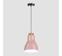 GWJKG - Pendant Light Color Industrial E27 Single Chandelier MetalSolid WoodAdjustable Chandeliers,Pendant Lighting Ceiling