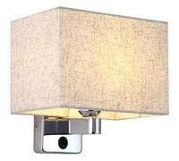 GWJKG Retro Style Linen Fabric Industrial Wall Lantern - / for Bedroom Living Room Entrance Lighting