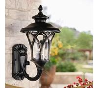 GWJKG Rustic Outdoor Lights Waterproof Aluminium Garden Lanterns, Wall Lamps Patio, Balcony Garage - Traditional Vintage for Enhanced Curb Appeal
