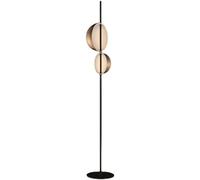 GWJKG Standing Corner Nordic Style Metal High Pole Rotatable Lampshade Reading Lamp with Sturdy Base Floor Lamps for Living Room (Color : Black)