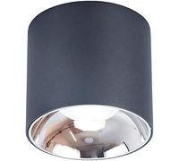 GWJKG Sturdy Black Spotlight Ceiling Indoor Mounted Downlight for Bedroom & Wall Decoration, Neutral Light Wash Lamp, Metal