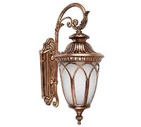 GWJKG Stylish Outdoor Wall Light for Garden & Courtyard Lamp - Aluminum Antique Finish