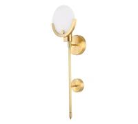 GWJKG Vintage Brushed Brass with Marble Base for Bedroom & Living Room Wall Light - Indoor Wall Lamp