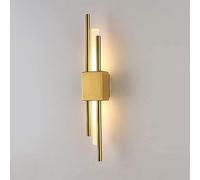 GWJKG Wall 8W Creative Up/Down, Acrylic Indoor Lamp for Bedroom, Living Room, Hallway & Stairs, 3000K Warm White Light, Elegant Gold Finish