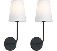 GWJKG Wireless Lights Set of 2 with Remote Control Dimmable Battery Operated Lamps for TV Wall Bedroom and Farmhouse Decor