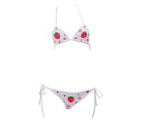 GWJKG Women Cute Micro Bikini Lolita Lingerie Japanese Anime Bra and Panty Set Extreme Swimsuit