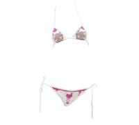 GWJKG Women Cute Micro Bikini Lolita Lingerie Japanese Anime Bra and Panty Set Extreme Swimsuit