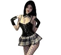 GWJKG Women Lingerie Demon Role Play Lingerie Set Lolita Anime Role Play Lingerie Costume Lovely Bikini Fancy Dress…