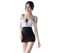 GWJKG Women Lingerie Dresses Tight Skirts Secretary Lingerie Suits