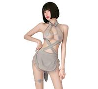 GWJKG Women Lingerie Nightdress Japanese Maid Outfit Lingerie
