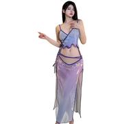 GWJKG Women's Anime Lingerie Classical Embroidered Hanfu Asian Roleplay Suit Cheongsam Dress Costumes