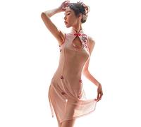 GWJKG Womens Chinese Classical Embroidery Cheongsam Lingerie Nightdress Lingerie Babydoll