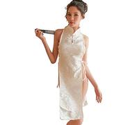 GWJKG Womens Chinese Classical Embroidery Cheongsam Lingerie Nightdress Lingerie Babydoll