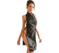GWJKG Womens Chinese Classical Embroidery Cheongsam Lingerie Nightdress Lingerie Babydoll