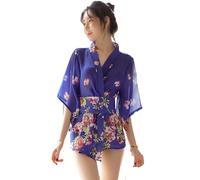 GWJKG Women's Japanese Kimono Traditional Style Yukata Printed Pajamas Costumes