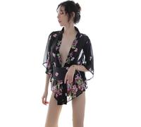 GWJKG Women's Japanese Kimono Traditional Style Yukata Printed Pajamas Costumes