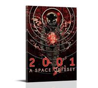 GWJXYWZP Póster decorativo de 2001 de una odisea del espacio de películas y series de televisión clásicas, arte decorativo para pared, póster de pintura para dormitorio, 20 x 30 cm, estilo marco