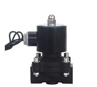 GWLQBJLHH Válvula Solenoide eléctrica de plástico AC220V DN15 DN20 DN25 DN32 DN40 DN50 N/C for Agua Aceite Aire DC12V/24V 1 Uds(220v-energy-saving Type,DN25)