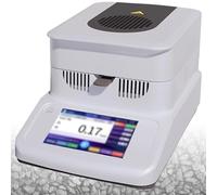 GwlThixion Analizador de Humedad Halógeno Digital, Medidor Humedad AutomáTico con Calentamiento HalóGeno, Control de Temperatura de 40-199°C, para Agricultura Accuracy0.001g