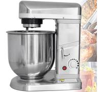 GwlThixion Batidora Amasadora Repostería Profesional, batidora de pie eléctrica Comercial, 350 W, con batidor y Gancho para amasar, con Recipiente de Acero Inoxidable, amasadora 5L