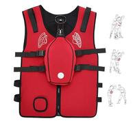 GwlThixion Chaleco de Entrenamiento antiasfixia, Herramienta educativa de práctica Heimlich, Correas Ajustables para Hombros y Cintura, Equipo de Entrenamiento de Seguridad Red