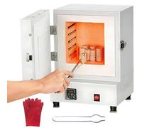 GwlThixion Horno Fundidor de Sobremesa, Horno para Procesamiento De Joyería a 1150 ℃, Horno De Fusión De 2000 W Hornos De Cerámica, para Uso Industrial Y De Laboratorio, Horno De Fusión