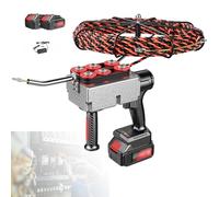 GwlThixion Máquina automática de tracción de Cables, pasacables Oculto para tuberías a través de Paredes, TraccióN en 6 Ruedas,TraccióN SúPer Fuerte, para instalaciones eléctricas 15M-B