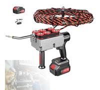 GwlThixion Máquina automática de tracción de Cables, pasacables Oculto para tuberías a través de Paredes, TraccióN en 6 Ruedas,TraccióN SúPer Fuerte, para instalaciones eléctricas 30M-C