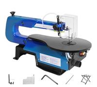 GwlThixion Sierra de Desplazamiento de Velocidad Variable de Escritorio, con Motor de 180 W, Mesa Ajustable de 45°, Corte De Profundidad De 55Mm, para Manualidades Multi StandardVersion-A