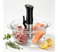 GwlThixion Sous Vide Aparato de Cocina Precisión, Cocedor de precisión Sous Vide, Compatible con la mayoría de Las ollas, Resistencia Impermeable, Sin Necesidad de supervisión Constante