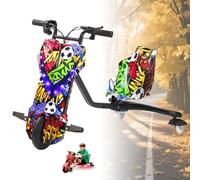 GwlThixion Triciclo a batería Drift Trike, TecnologíA De AbsorcióN De Impactos Y Pedales, 3 velocidades, Kart eléctrico con batería de 36V y Motor de 250W, para Parque, Escuela 8in-C