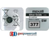 GWS-POWERCELL Maxell pilas de relojes de la marca relojes fila/301/303/314/315/317/319/321/329/335/337/344/346/348/357/361/362/363/364/365/366/370/371/372/373/376/377/379/380/381/384/386/389/390/391/392/394/395/396/397/399- 1x 377