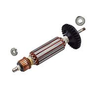 GWS7 220V / 230V Rotor de Armadura con rodamiento de Bolas de Cepillo de Carbono for Bosch GWS7-100 GWS7-125 GWS 7-100 7-125 Amoladora de ángulo (Color : Rotor with Bearing)