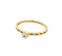 GWSGSFAS Anillo de acero inoxidable con circonita y diseño de alta gama, anillo ligero de lujo con diamantes, 8, Metal, Zirconia cúbica