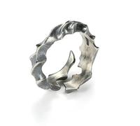 GWSGSFAS Anillo de plata 925 con diseño de vid de rama retro, accesorios de dedo índice creativo, plata 925, Zirconia cúbica