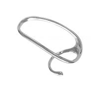 GWSGSFAS Anillos de color plateado para mujer, diseño geométrico, simple, hecho a mano, irregular, retro, dorado, gran alergia, para regalo de cumpleaños, como se muestra en la imagen