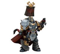 GWTCTOY JoyToy GW 40K Licencia Original 1:18 Figura de Acción, Space Wolves Legion Praetor con hacha de energía y escudo de batalla, 12,4 cm para figuras de acción coleccionables