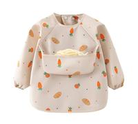 Gwtdtoad Babero De Manga Larga - Para Niños De 6 A 36 Meses Con Delantal De Introducción De Alimentos Complementarios Impermeable Para Bebé,Camisa De Manga Larga Babero Delantal de Alimentación | Para