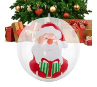 Gwtdtoad Bolas Inflables De Navidad | PVC Bola Inflable De Papá Noel | Esferas Inflables Para Exterior De Fiestas - Para Interior Exterior Alféizares Fiestas Patios Céspedes Porches Jardines Patios