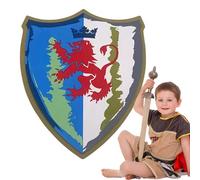 Gwtdtoad Cartel de juguete de espuma, escudo de espuma, armas medievales para niños, varios accesorios de juego de rol para disfraz de combate medieval