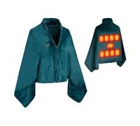 Gwtdtoad Chal Térmico - Calentador Ajustable Recargable por USB,Manta Portátil | para Hogar Escuela Equitación Ciclismo Viaje Camping Invierno Frío Picnic Exteriores Otoño