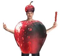 Gwtdtoad Disfraz de verduras, Halloween, comedia, comedia, cosplay, ropa divertida para actuaciones, eventos, cumpleaños, escuela, carnaval, adolescentes, hombres, mujeres, amigos, parejas
