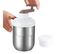 Gwtdtoad Máquina De Hielo Raspado | Herramienta Manual de Trituración con Manivela para Hielo,Máquina de Granizados de Acero Inoxidable - Para Hogar Cocina Picnics Al Aire Libre Preparación De