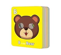 Gwtdtoad Tarjetas Didácticas del Alfabeto - 26 Piezas Letras Grandes,Juguete Educativo Animales Alfabeto Divertido Juego Niños 3-6 Años