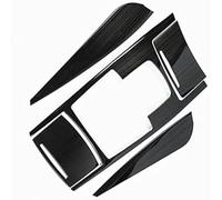 GwwEi6 Panel Decorativo Consola Central para Audi A6 C6 2005 2006 2007 2008 2009 2010 2011,Cubierta de la decoración del Panel de la Consola Central del Coche Interior,A-Black