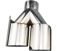 GwwEi6 Tubo Escape automóvil para BMW E46 E90 E60 F10 F30 E39 X1 F48,Inoxidable Sistema Escape Tubo Escape Silenciador Tubos Extremo,A/Left Type